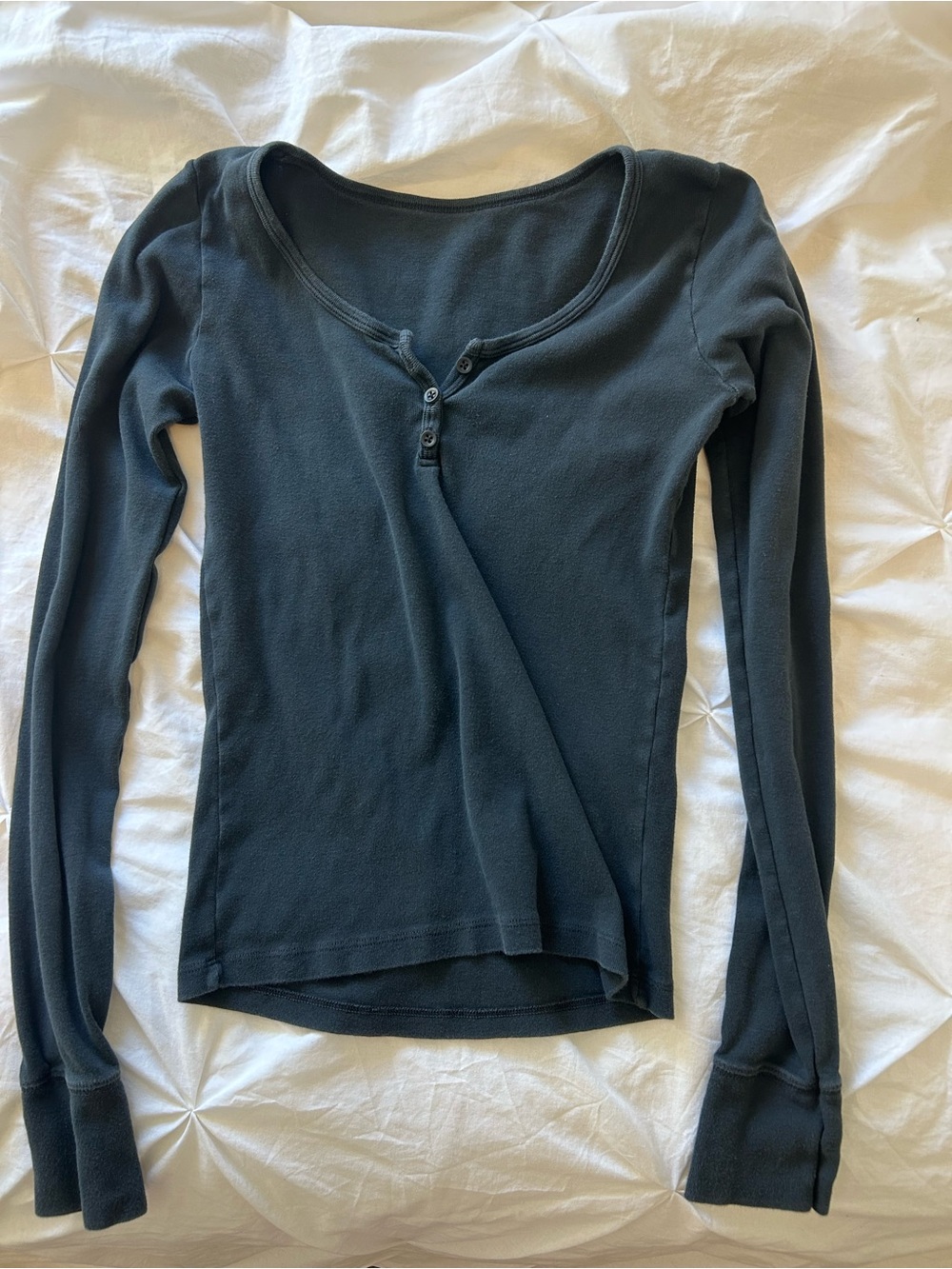 ON HOLD Black Brandy Melville Henley Top